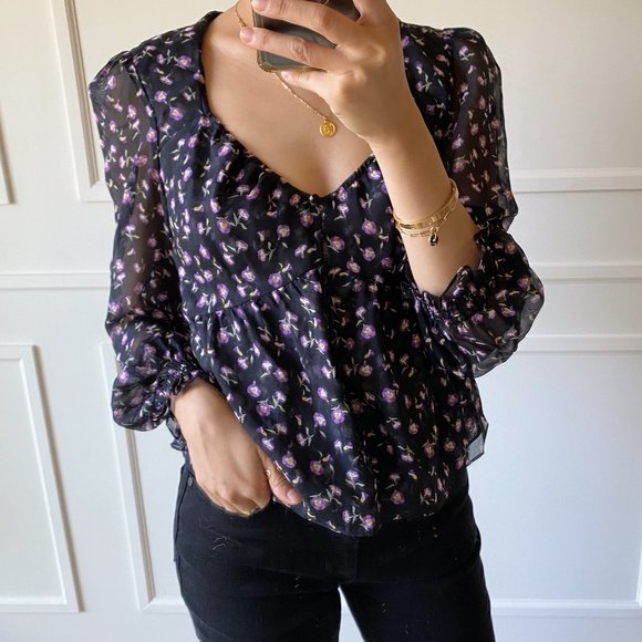 INTERMIX Tops - BNWT Intermix 100% Silk Blouse - 2 / XS